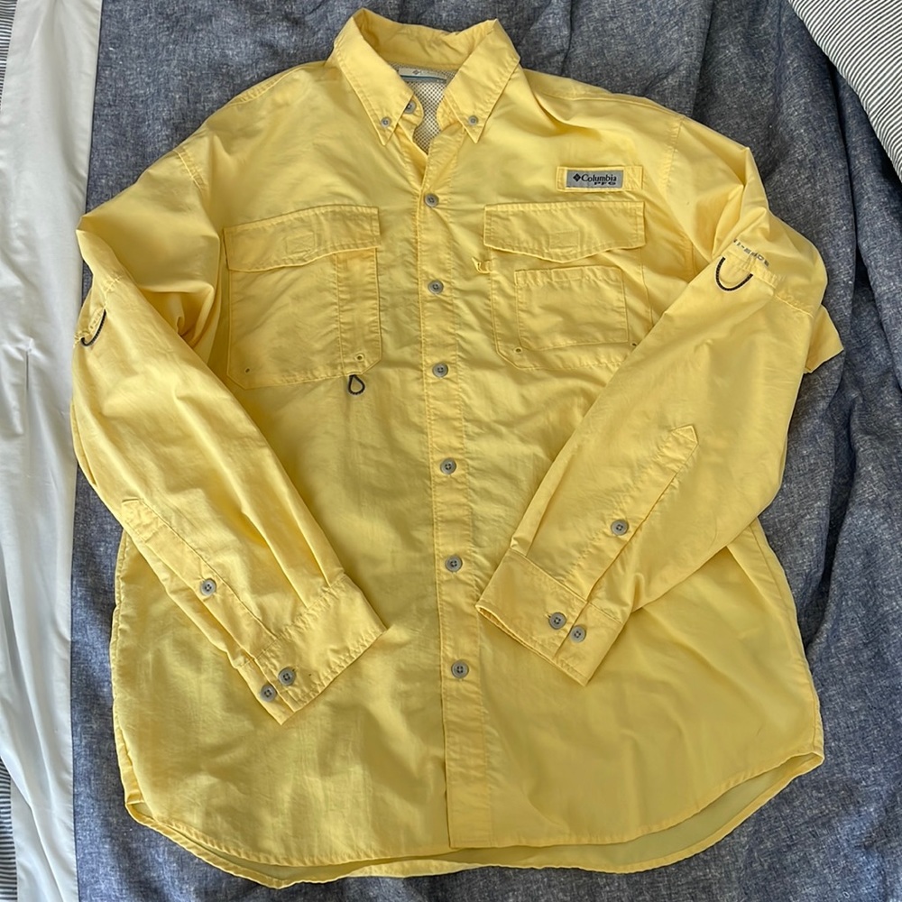 Columbia Men’s PFG Long Sleeve Fishing Shirt size small